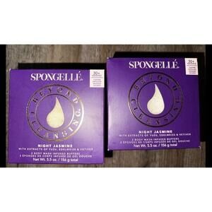 Spongellé Night Jasmine With Yuzu Vetiver 30 Wash Body Wash Infused Buffers